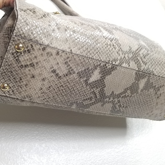 MICHAEL KORS Hamilton Snakeskin Large Emboss Tote - Picture 7 of 8